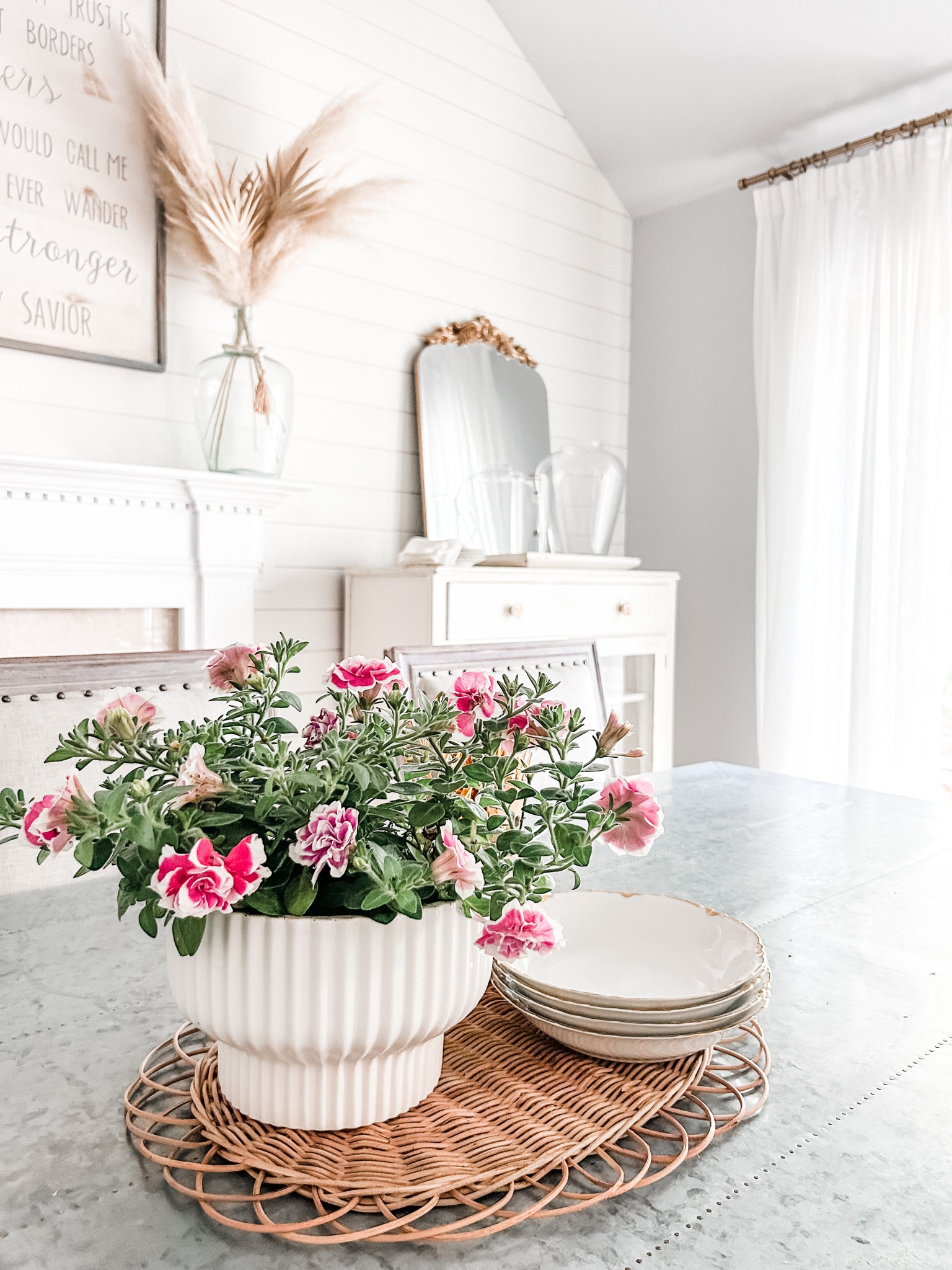 This fluted ceramic planter is back in stock and on sale at Walmart!

Also on sale- my gold wall mirror from Kirkland’s Home.

Dining room decor, flower pot, white ceramic planter, indoor outdoor planter, fluted planter pot, Amazon curtains, pinch pleat drapes, faux linen curtains, Amazon drapes, gold wall mirror, ornate gold top beveled mirror, pampas grass stems, mantel decor, gold curtain rod, curtain clip rings, Amazon curtain rod, gold wall mirror, curved top mirror, arched mirror.

#diningroom #homedecor

#LTKsalealert #LTKhome #LTKFind