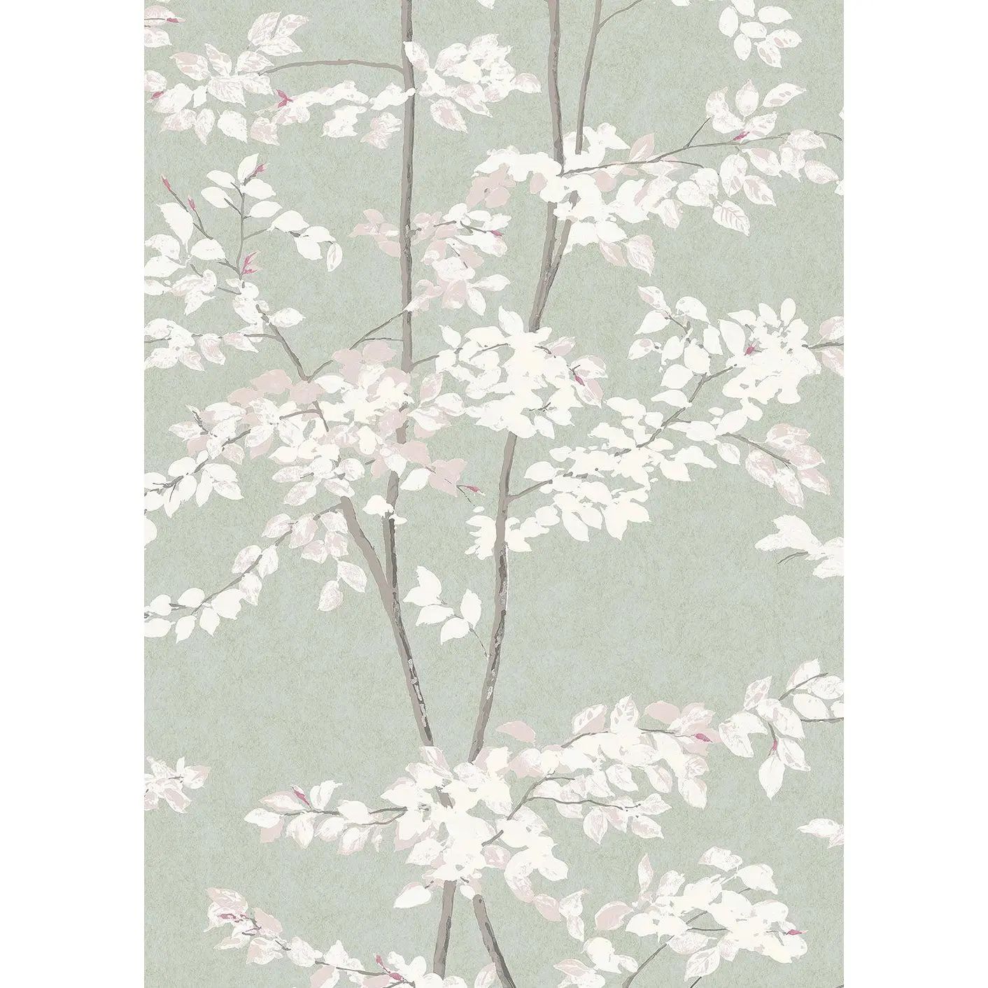 Beech - Jade - Extra Wide 51" Wallpaper | Chairish