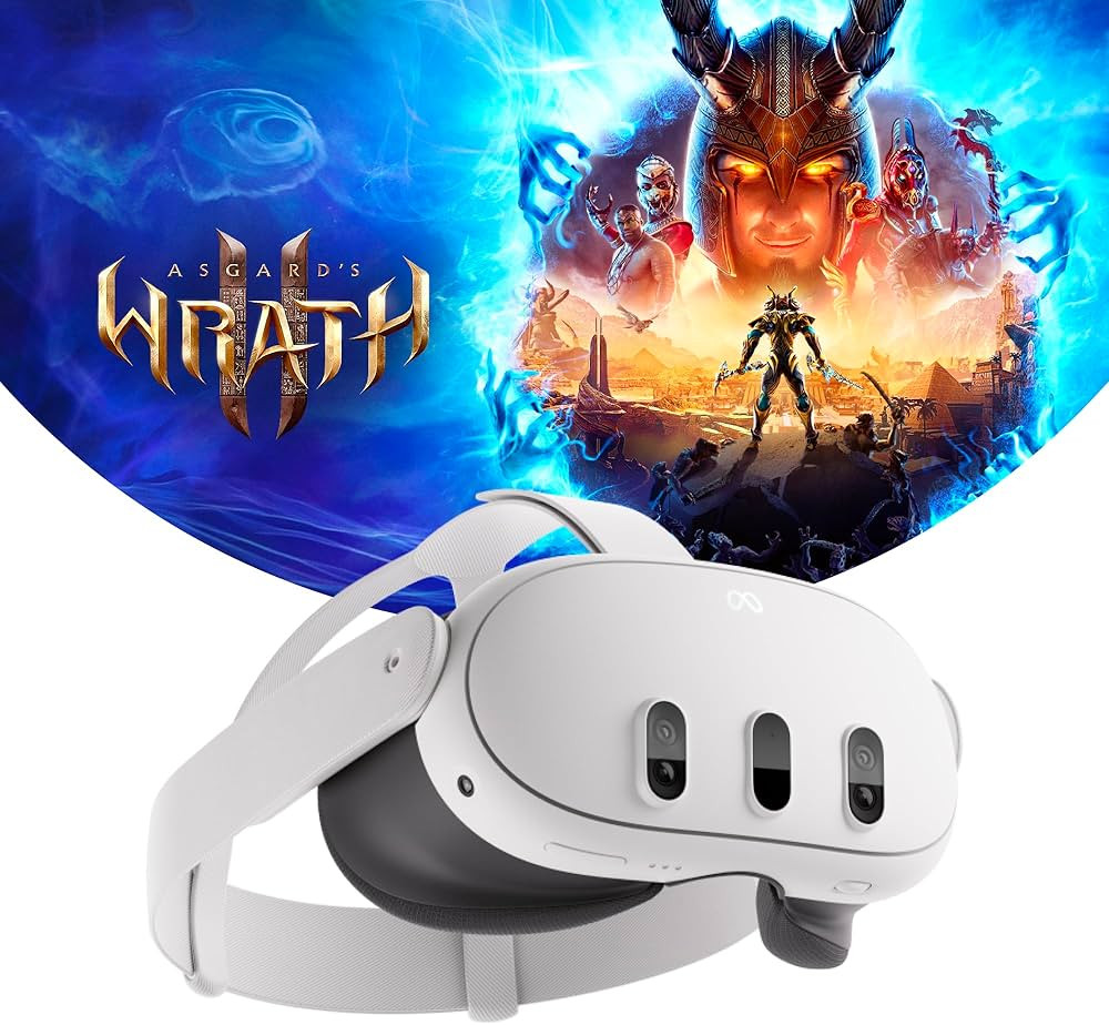 Meta Quest 3 128GB— Breakthrough Mixed Reality — Powerful Performance — Asgard’s Wrath 2 ... | Amazon (US)