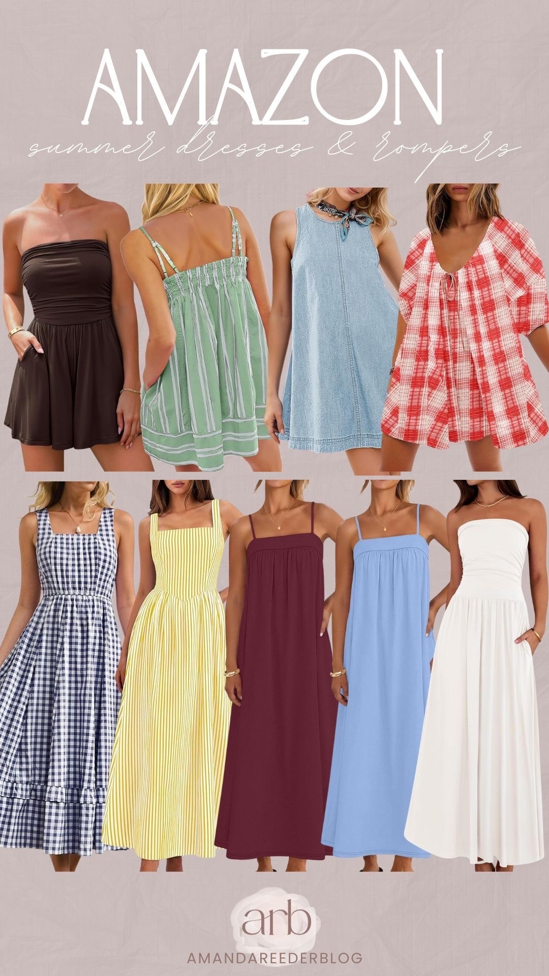 Amazon Summer Dresses & Rompers 😍
amazon fashion, amazon style, amazon summer fashion, amazon summer dresses, summer outfits, midsize approved fashion

#LTKootd #LTKSeasonal #LTKMidsize
