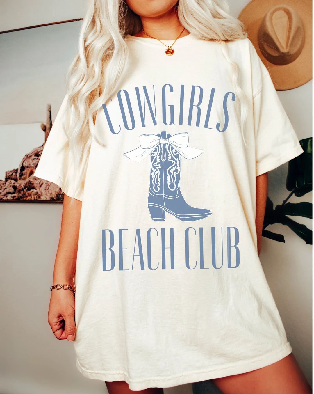 Coastal Cowgirl Shirt Comfort Colors Coastal Granddaughter Coastal Grandma Coconut Girl Shirt Tre... | Etsy (US)