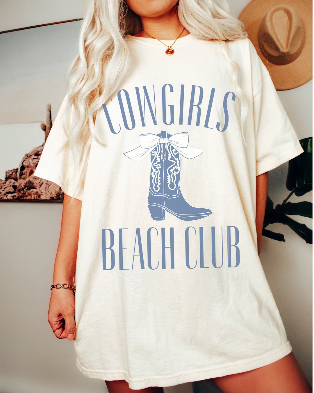 Coastal Cowgirl Shirt Comfort Colors Coastal Granddaughter Coastal Grandma Coconut Girl Shirt Tre... | Etsy (US)
