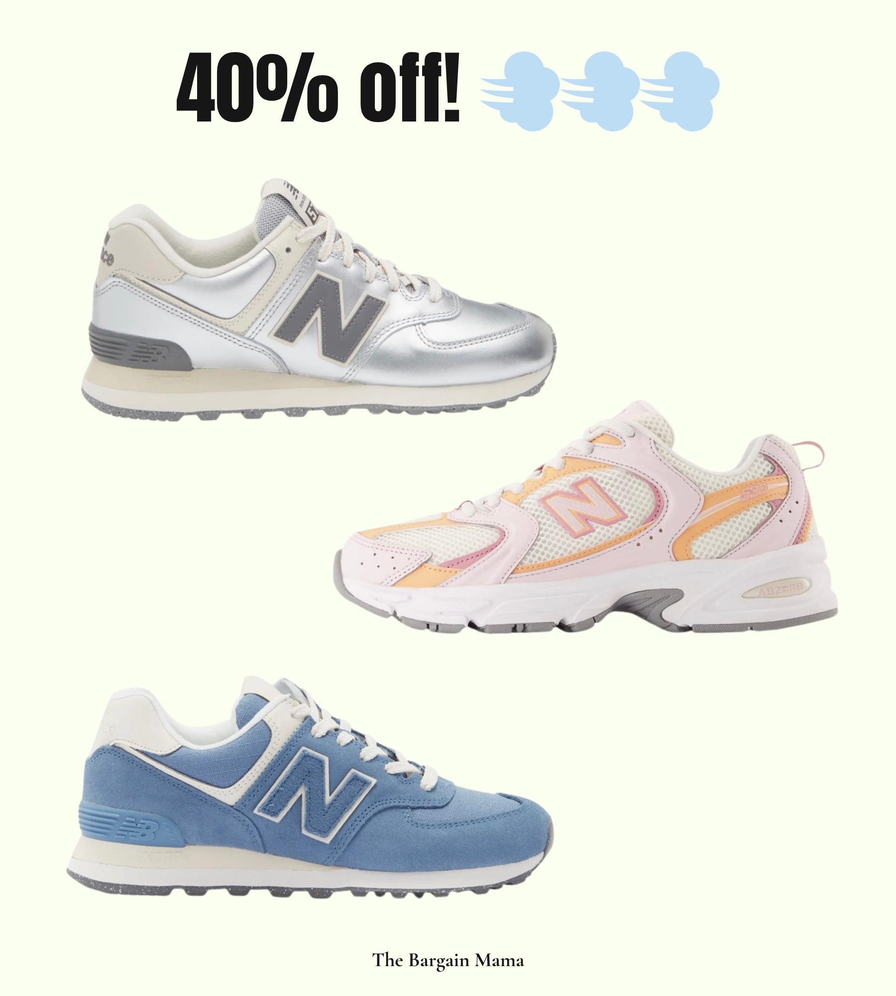 Yay! New Balance, 40 PERC OFF! 

Shoe Crush
SAHM
Spring

#LTKActive #LTKSaleAlert #LTKfitnessgoals