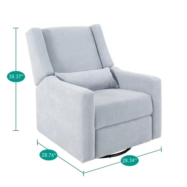 Tanya Luxury Power Motion Recliner Chair with Swivel Glider, Upholstered Living Room Reclining So... | Bed Bath & Beyond