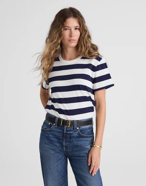 The Dakota Perfect Crewneck Tee | Madewell | Madewell