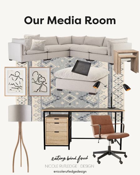 Our Media Room 📽️ — designed with Nicole Rutledge Deisgn

#LTKhome