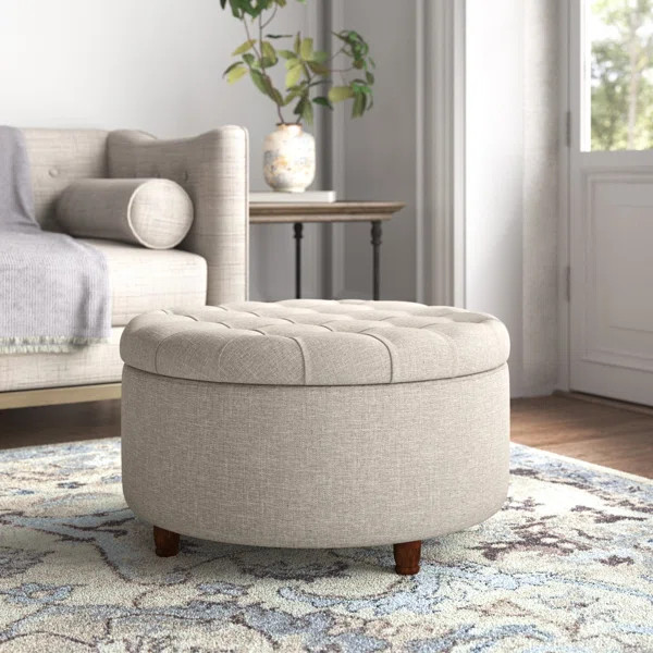 Parker Upholstered Storage Ottoman | Wayfair North America