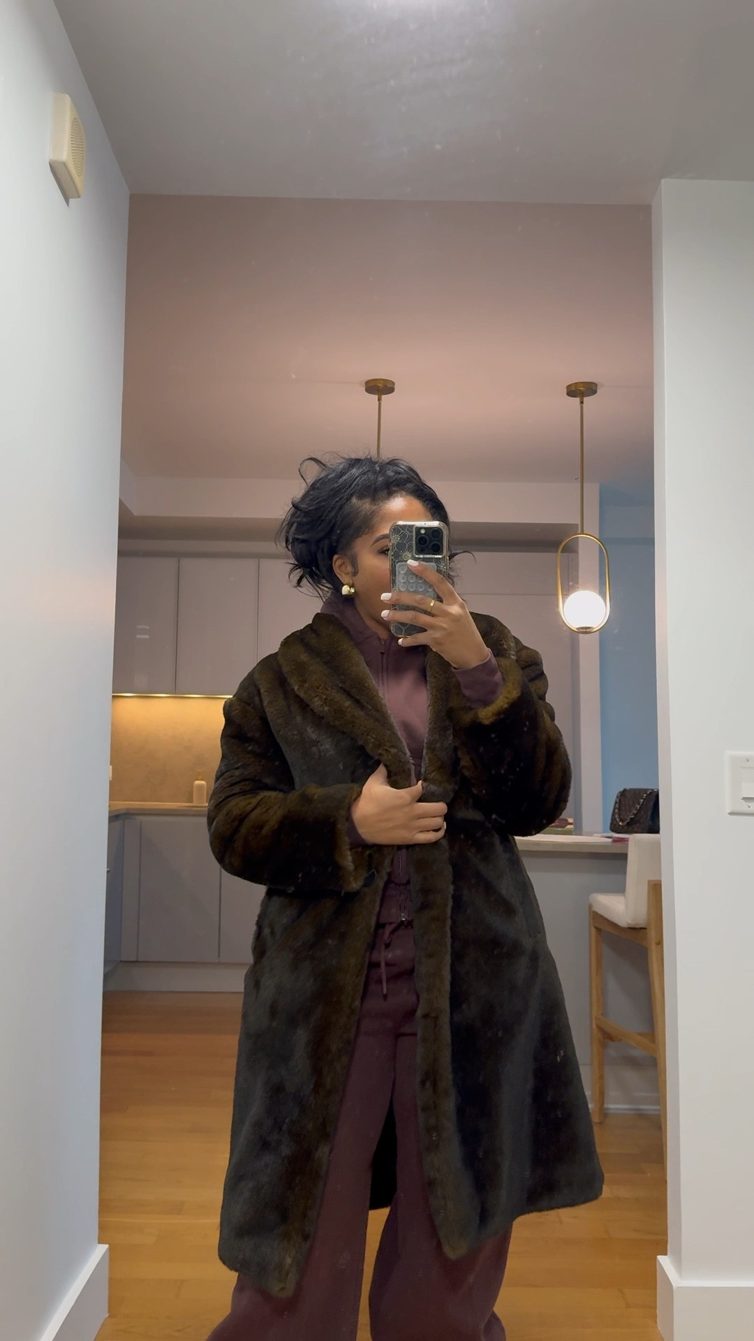 Running errands on this rainy day in my chocolate faux fur coat. It’s so warm and comfy, perfect for the NYC cold weather 

#LTKdayinmylife #LTKgrwm #LTKSeasonal