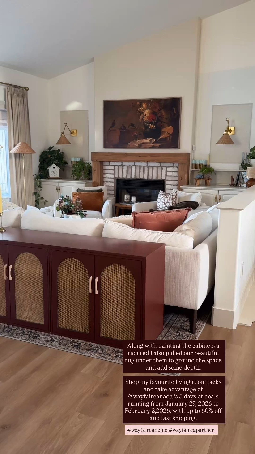 Shop my favourite living room picks and take advantage of @wayfaircanada ‘s 5 Days of Deals running from January 29, 2026 to February 2, 2026, with up to 60% off and fast shipping! #wayfaircapartner #wayfaircahome

#LTKSaleAlert #LTKHome