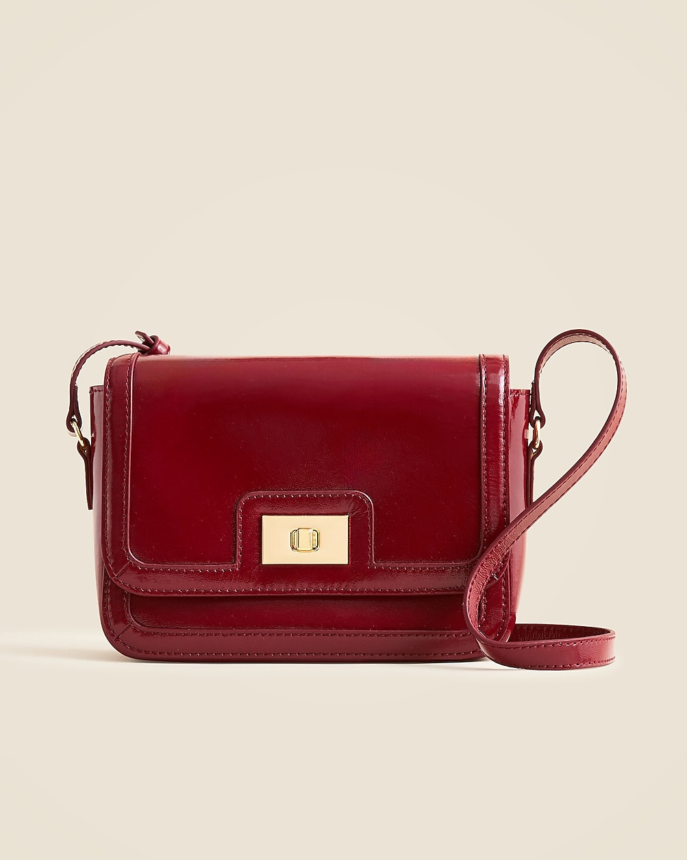 Edie crossbody bag in patent leather | J. Crew US
