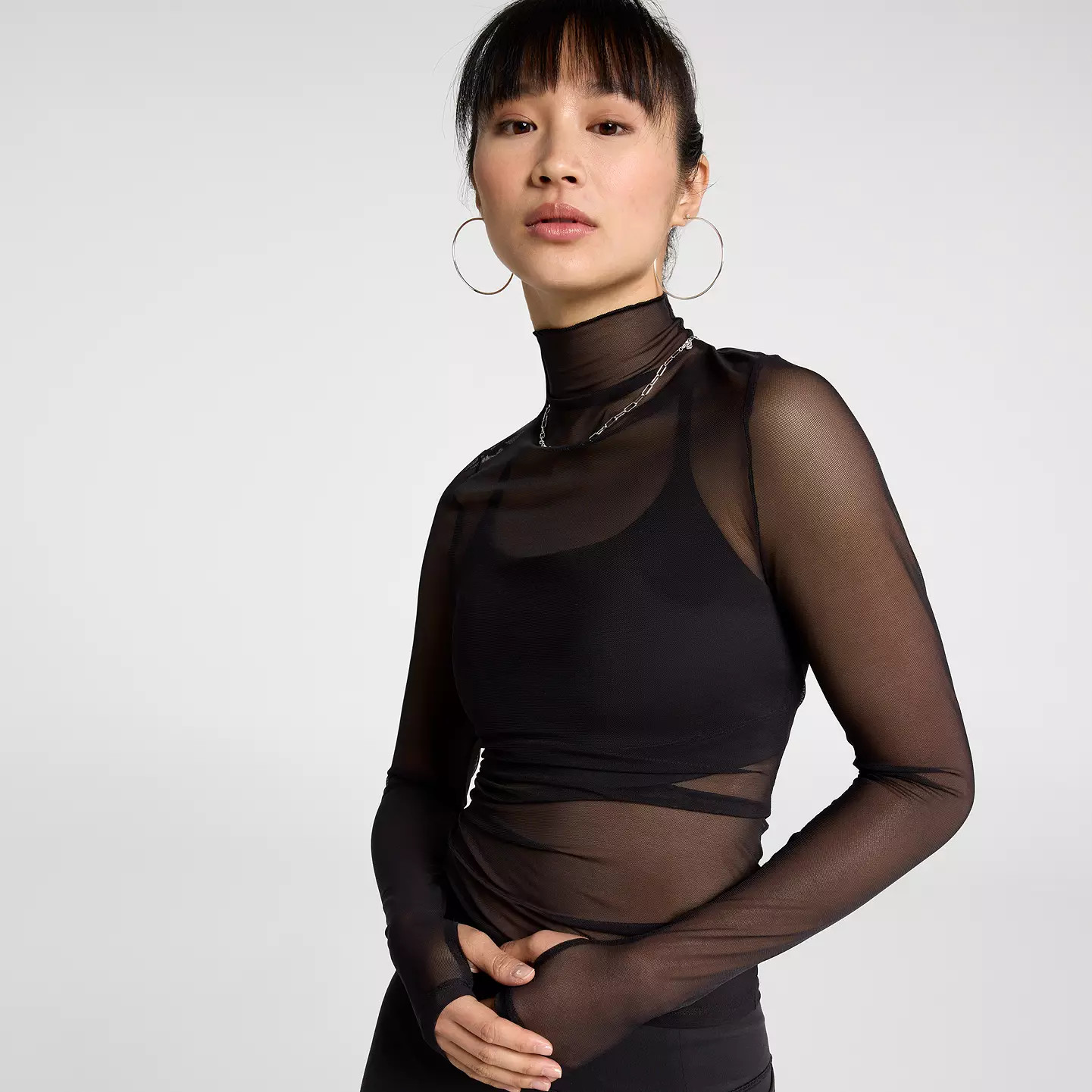 CALIA Women's Draped Funnel Long Sleeve Tee | DICK'S Sporting Goods