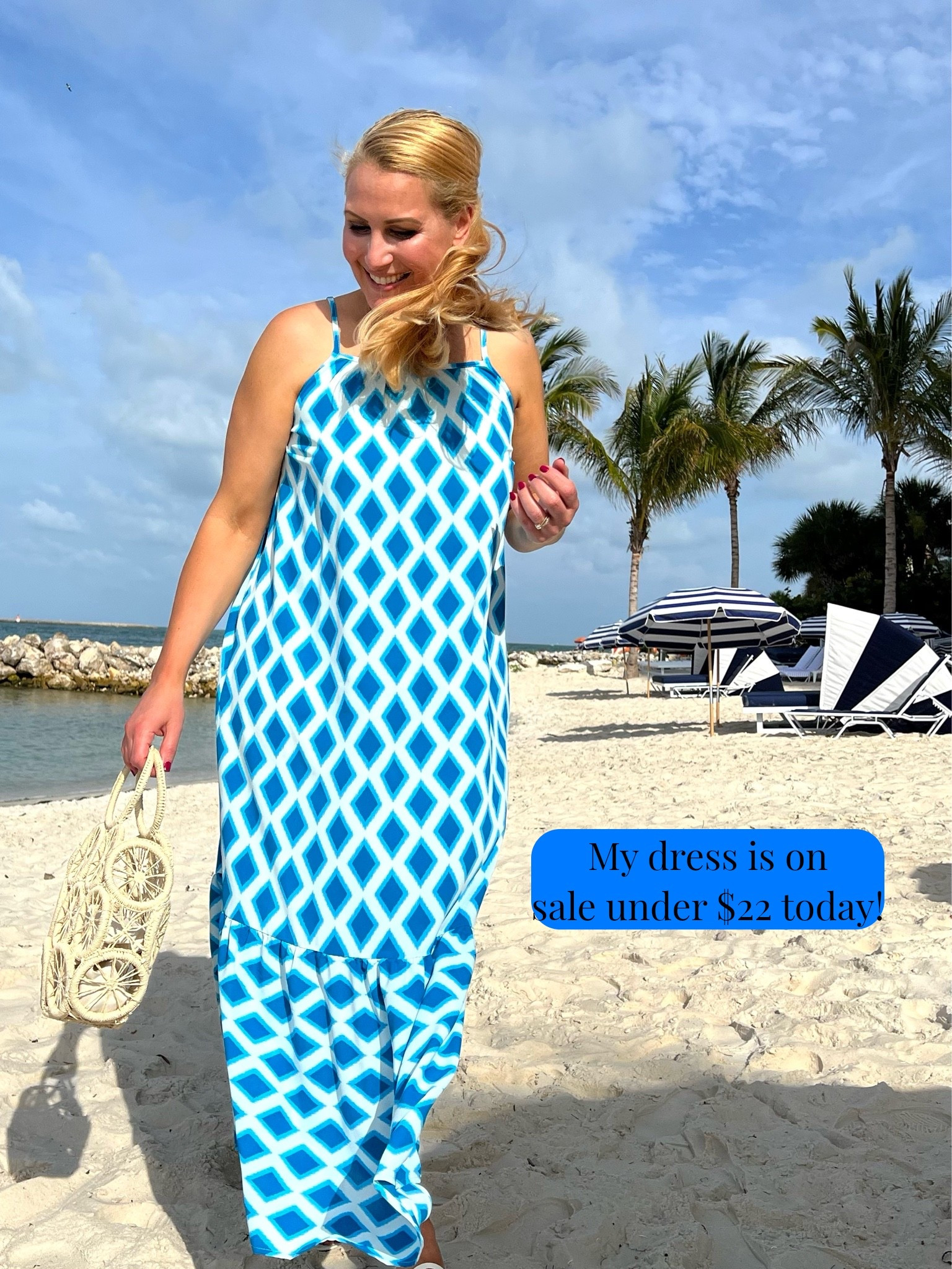 If you’re looking for a super lightweight maxi that’s perfect for the beach and summer, this is it! I own this in another color too. It’s awesome. It runs big. I’m wearing a small.

Don’t forget to pick up this stress tote to complete this tropical look!


#LTKSeasonal #LTKOver40 #LTKSaleAlert #LTKTravel #LTKgrwm #LTKootd #LTKMidsize #LTKSwim
