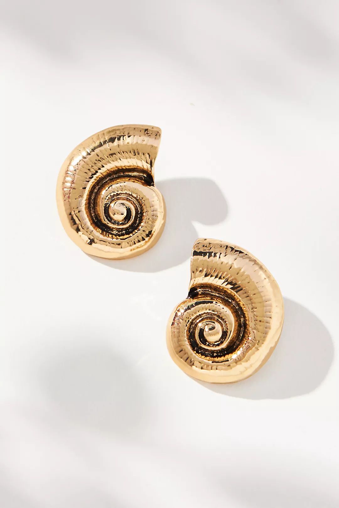 Swirled Shell Post Earrings | Anthropologie (US)