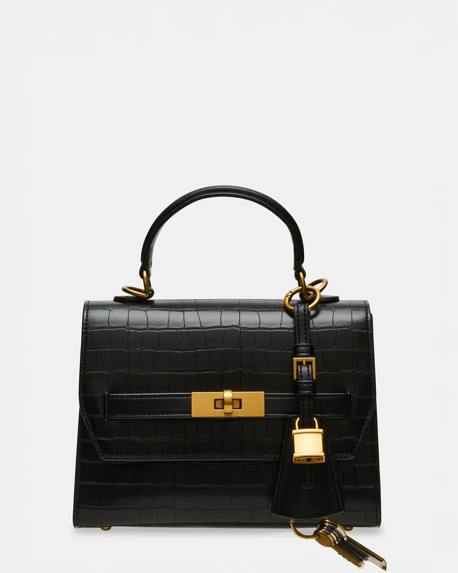 ELLOISE Bag Black Structured Mini Crossbody Handbag | Steve Madden (US)