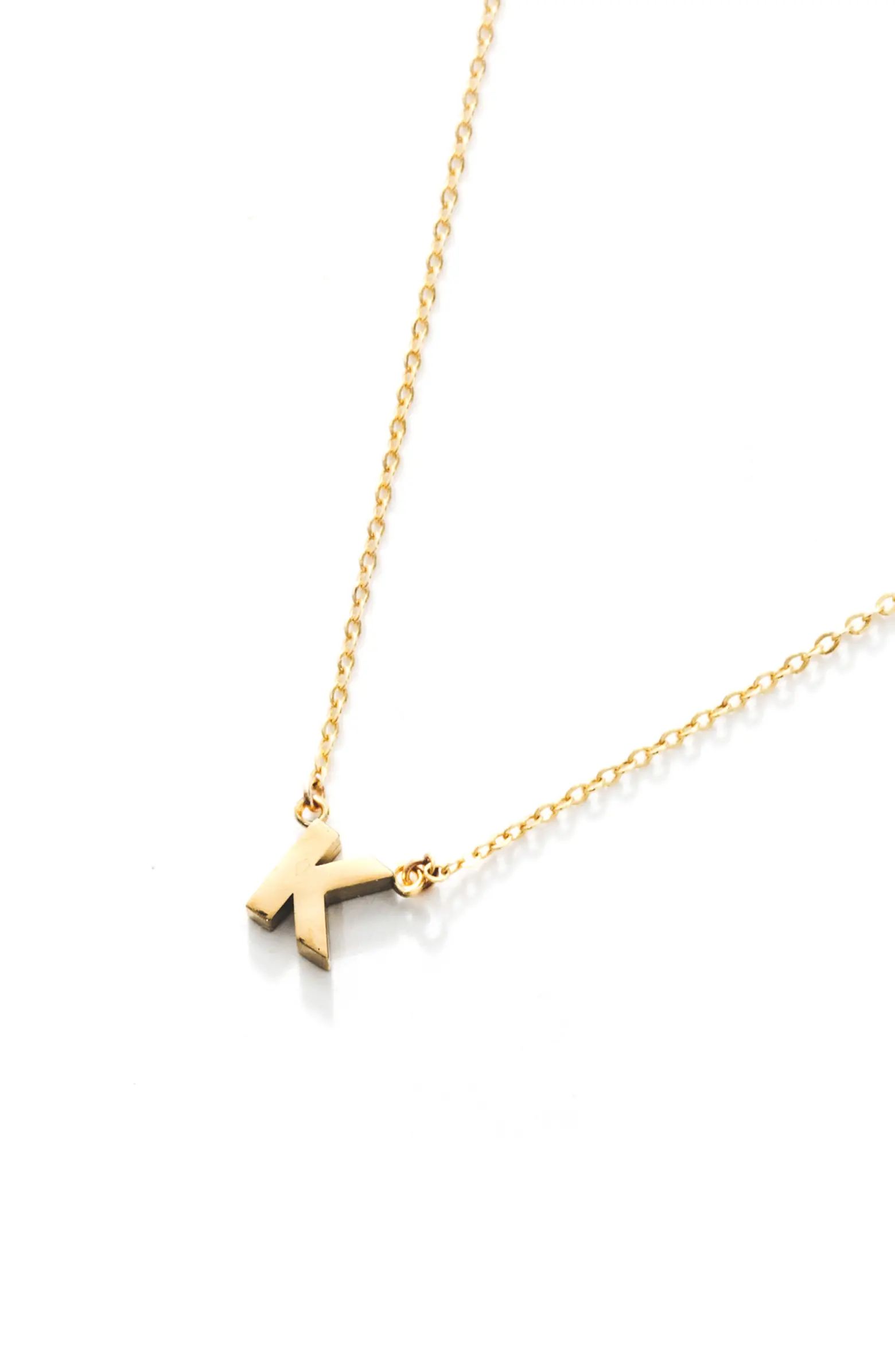 THATCH Initial Pendant Necklace | Nordstrom | Nordstrom