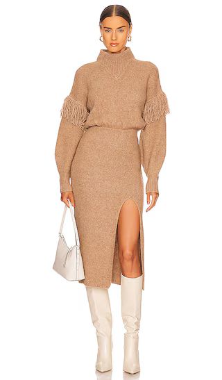 Angelle Sweater Dress in Oatmeal | Revolve Clothing (Global)