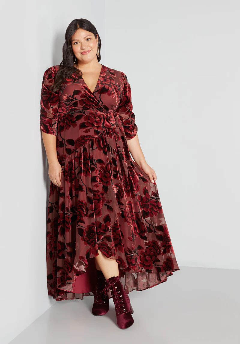 Tickets For Two Velvet Maxi Dress | ModCloth