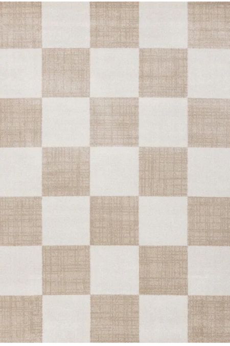 soft neutral check rug on sale 

#LTKhome #LTKstyletip #LTKsalealert