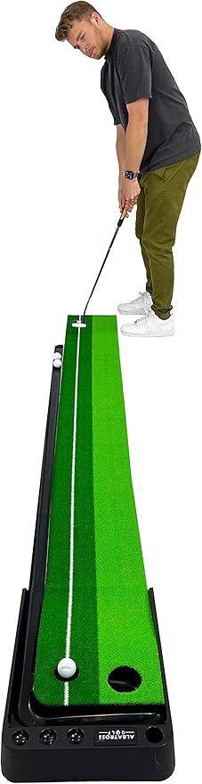 BalanceFrom Putting Green Mat with Automatic Ball Return and Optional Right Handed Putter | Amazon (US)