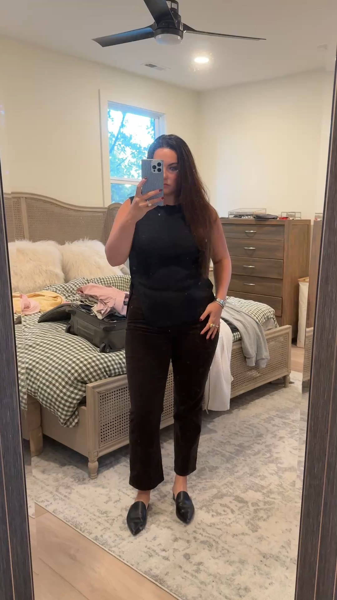 I found the perfect fall pants from Quince: chocolate brown corduroy. They feel so great on and are incredibly flattering to go with this asymmetrical tank sweater in black from Abercrombie 

#LTKSeasonal #LTKGiftGuide #LTKFindsUnder50