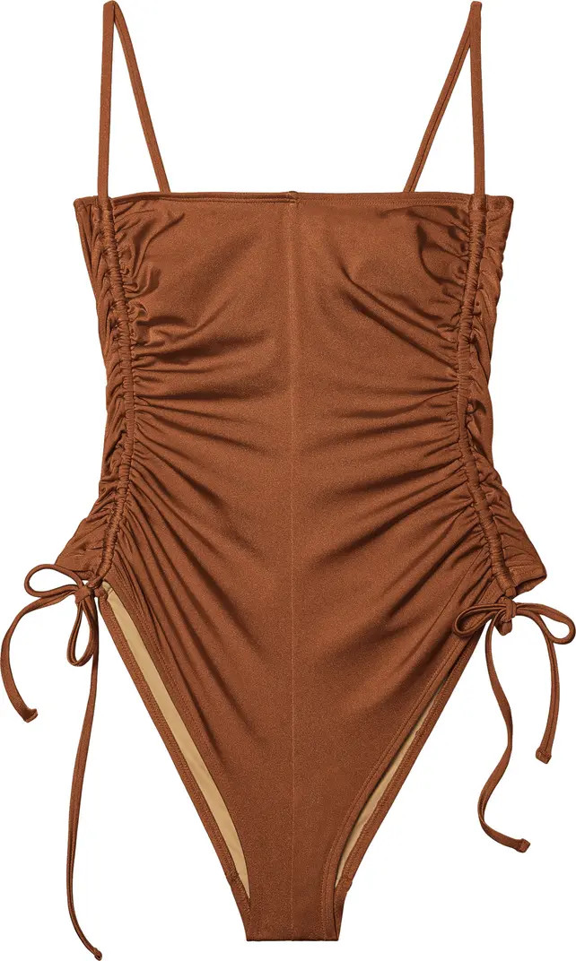 Disco Ruched One-Piece Swimsuit | Nordstrom