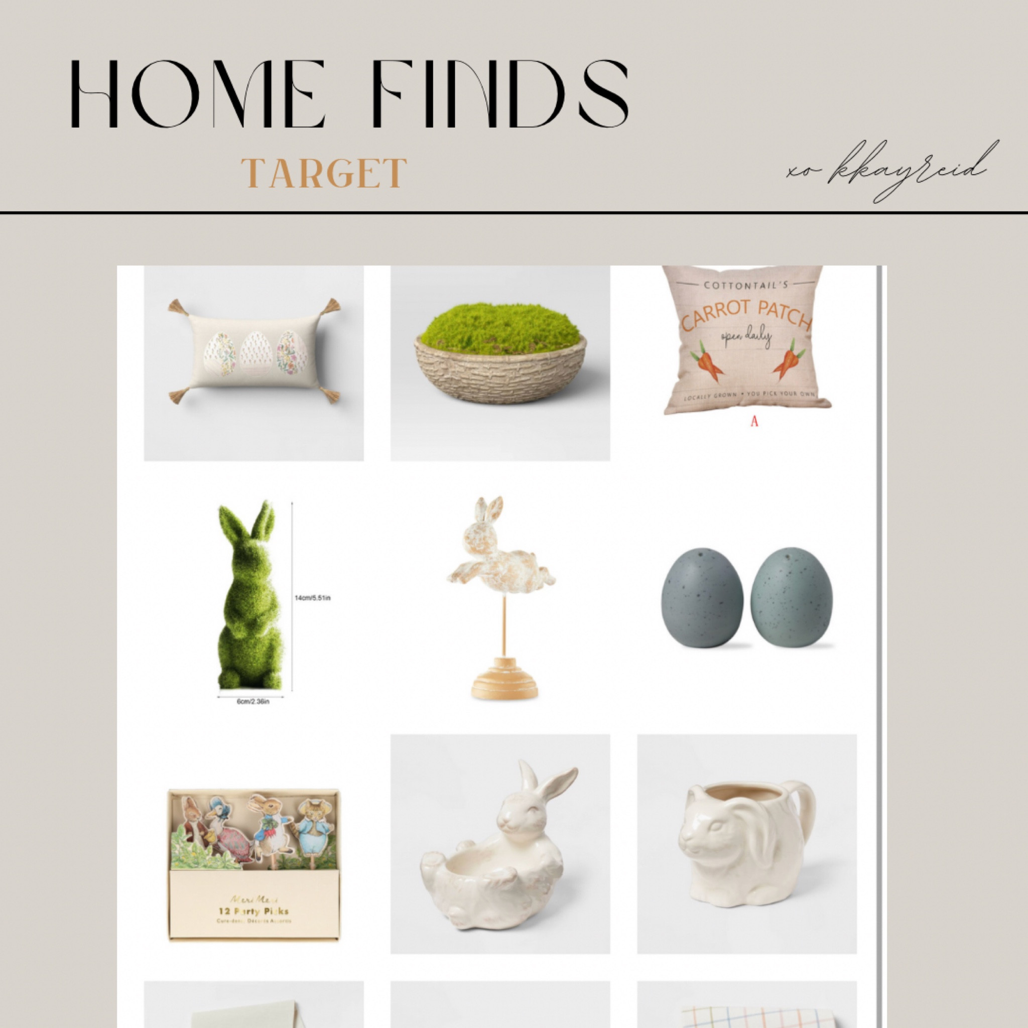 Easter home finds 🐣 #easter #easterdecor #homedecor #spring #springfinds #springdecor #bunny #targetdecor

#LTKSeasonal #LTKunder100 #LTKhome