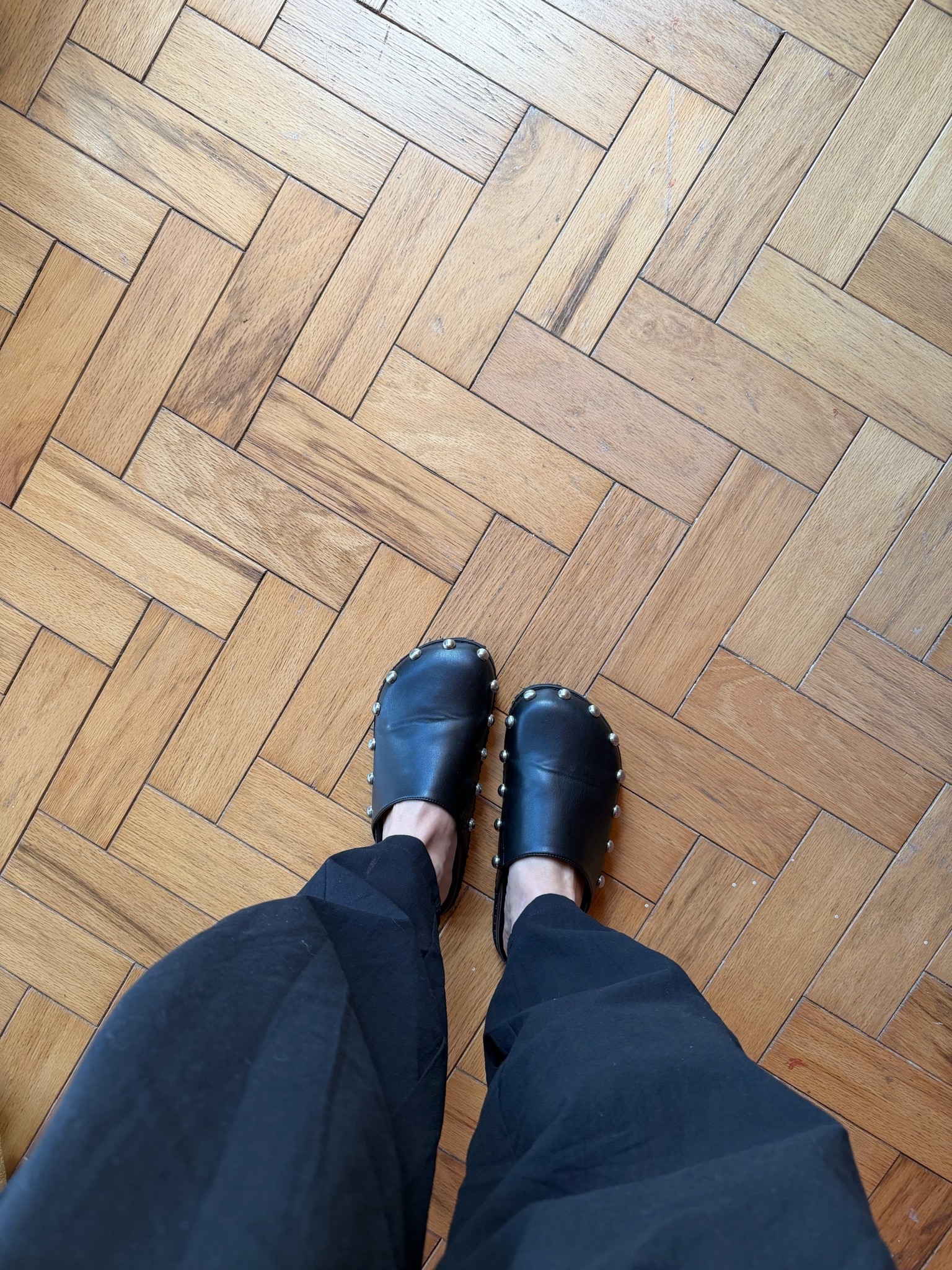 these studded clogs!!