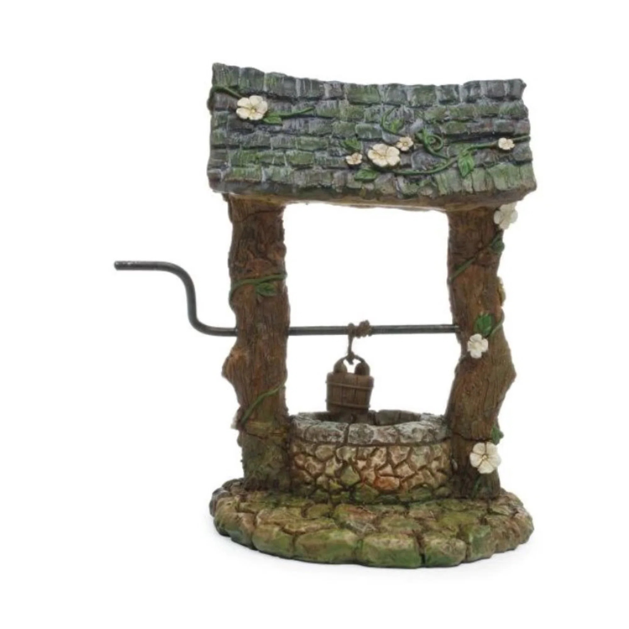 Loon Peak Goswin Fairy Garden Statue, Well with Bucket | Wayfair | Wayfair North America