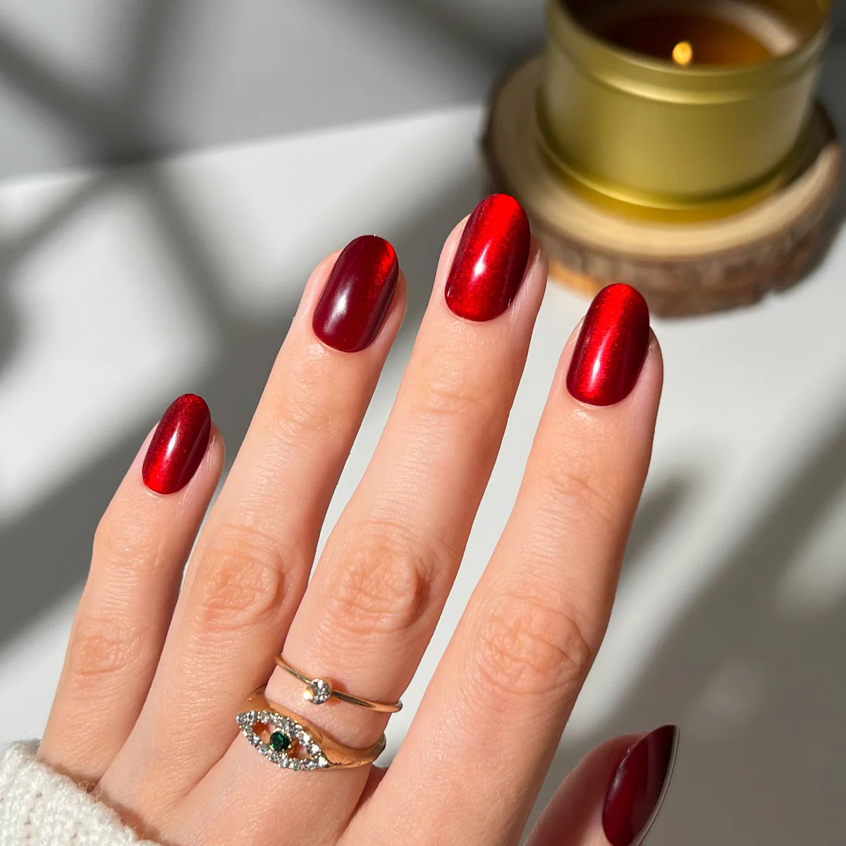 Red Ruby Press-On Nails | PaintLab
