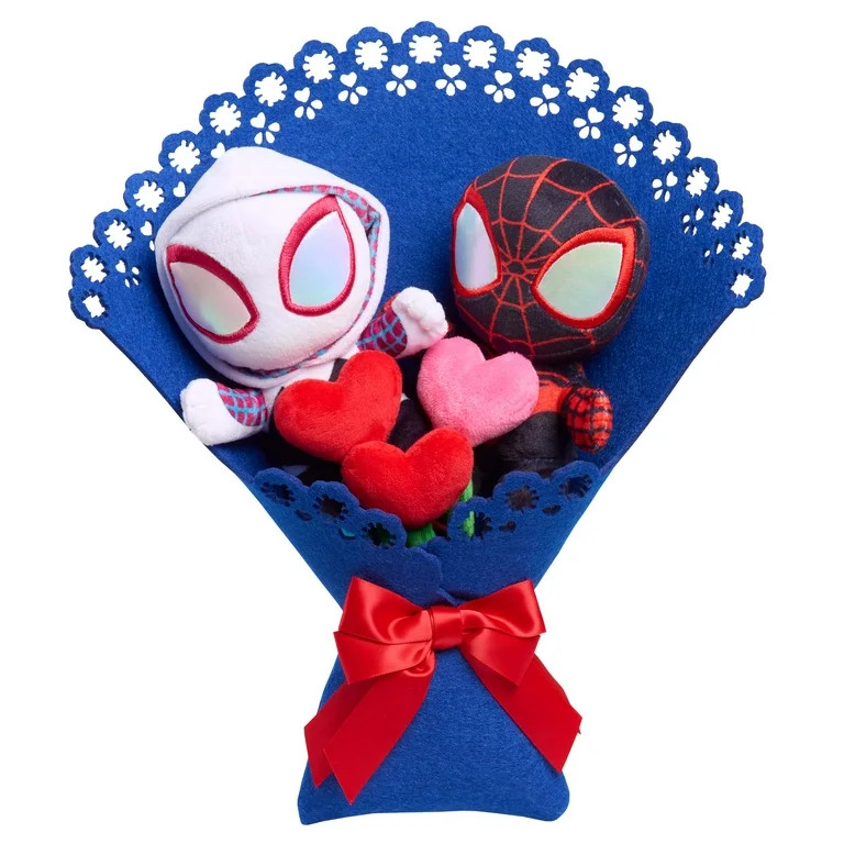 Marvel Valentine 14-inch Medium Plush Bouquet, Kida Ages 3 and up - Walmart.com | Walmart (US)