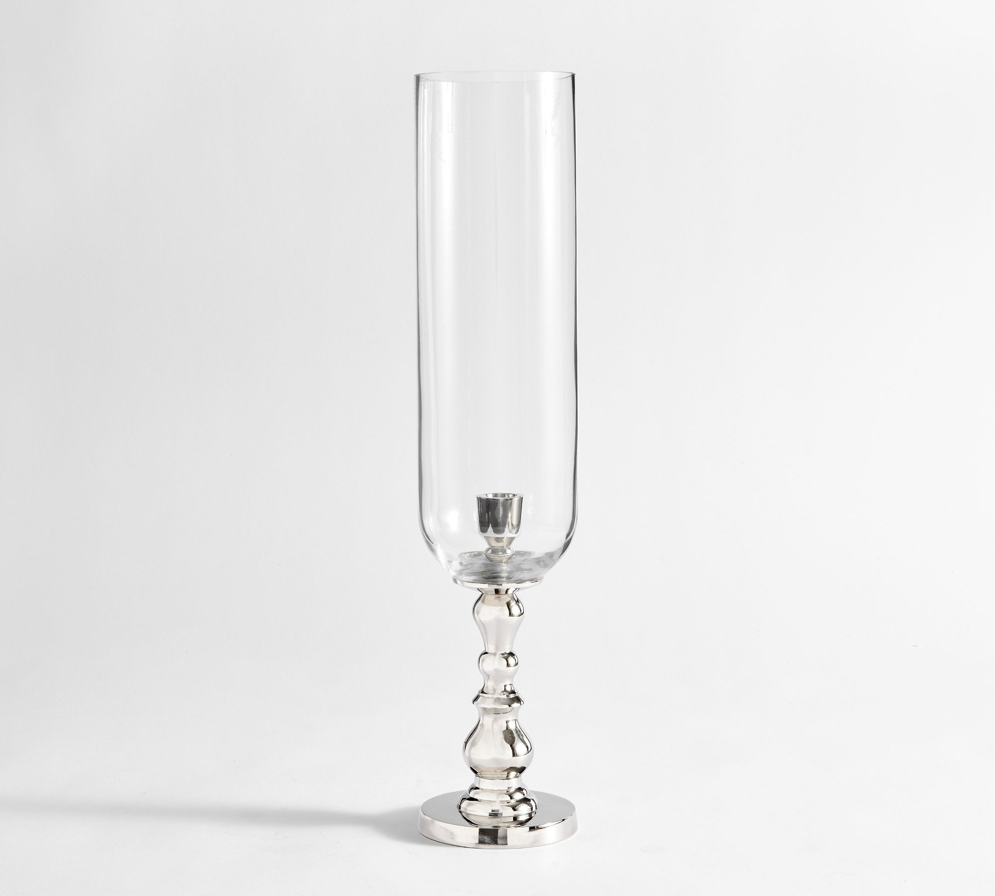 Napa Brass Hurricane Candle Holder | Pottery Barn (US)