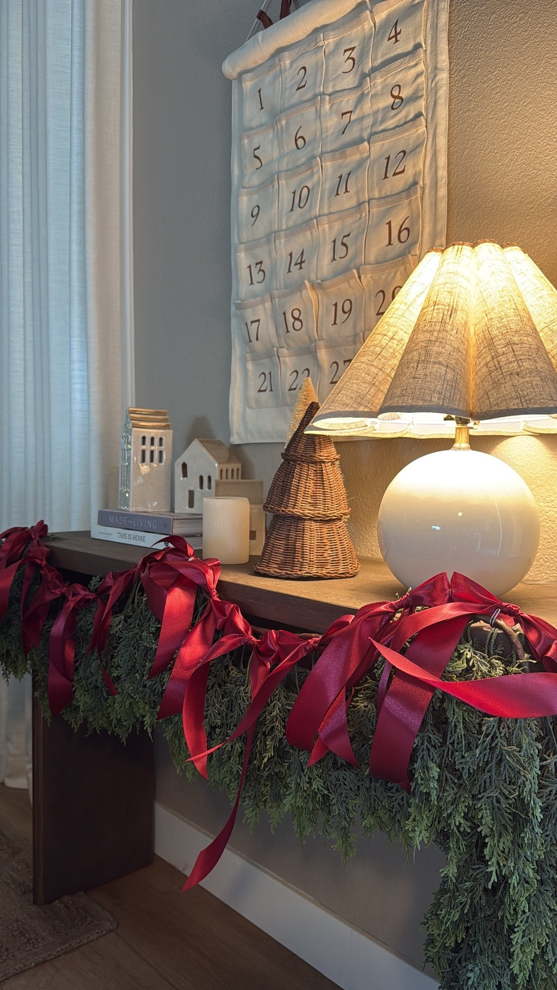 Gorgeous garland for the low!!!! Such good quality and goes perfectly with my bow garland diy I did the other day ♥️♥️

#LTKHome #LTKSeasonal #LTKHoliday