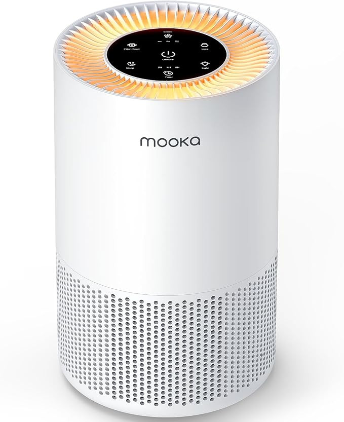 Air Purifiers for Home Large Rooms up to 1200ft², MOOKA H13 True HEPA Air Purifier for Bedroom P... | Amazon (US)