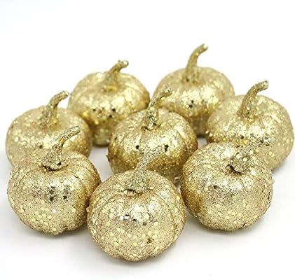 Nice purchase Realistic Fake Artificial Small Pumpkins for Decor Halloween Fall Harvest Thanksgiv... | Amazon (US)