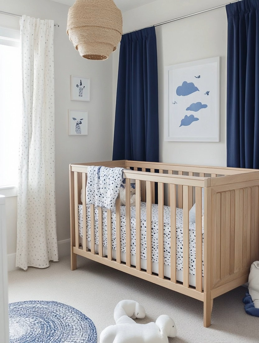 Is blue your theme for the baby room? This soft blue-and-white nursery proves how calming, timeless, and beautifully put together a monochrome palette can be. From blue-and-white crib sheets and pillows to coordinating floor mats, wall art, and textiles, every element works together to create a peaceful and cohesive space for your baby. Layer in gentle textures with natural wood furniture, breathable cotton bedding, and cozy soft toys to keep the room warm and welcoming. Thoughtful details like cloud-themed wall art, lightweight blankets, and plush blue-and-white accessories make the nursery feel playful yet refined. This curated blue nursery setup brings together all the essentials—soft toys, cloud prints, crib bedding, and floor mats—creating a serene environment that feels both modern and comforting for everyday baby moments.
#nurserydecor #babyroom #quietluxury 

 #LTKHome