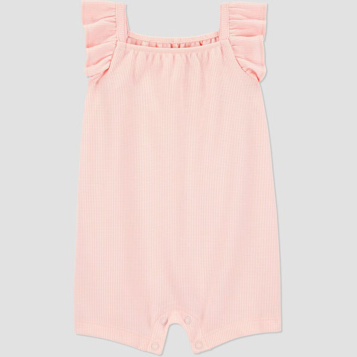 Carter's Just One You®️ Baby Girls' Solid Thermal Romper - Pink | Target