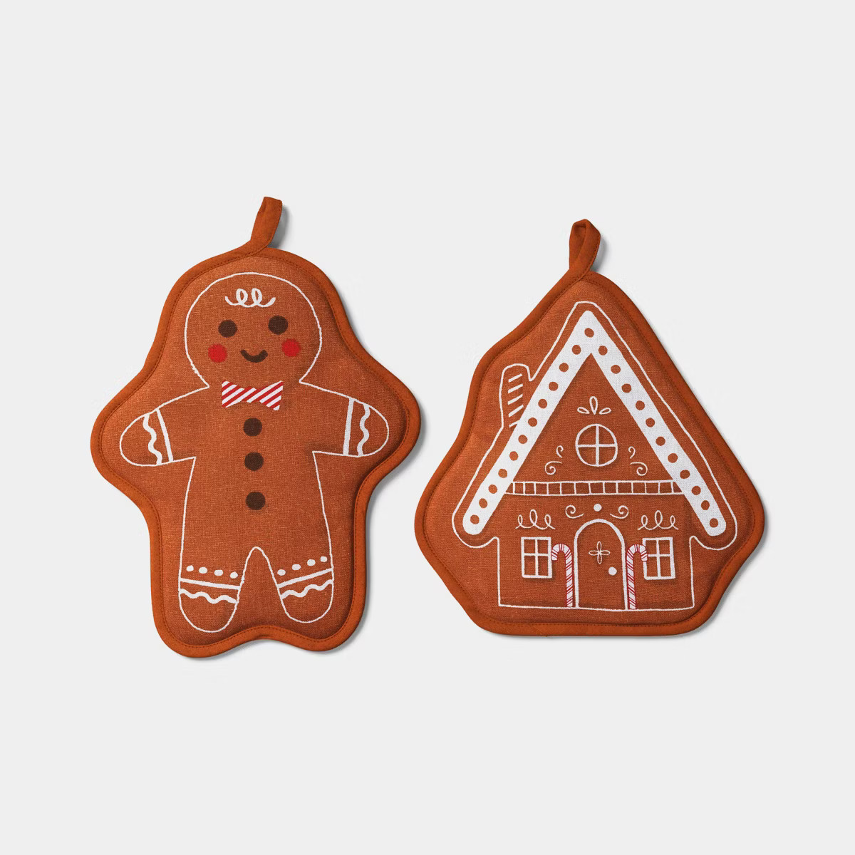 2pk Christmas Gingerbread Potholders - Wondershop™ | Target
