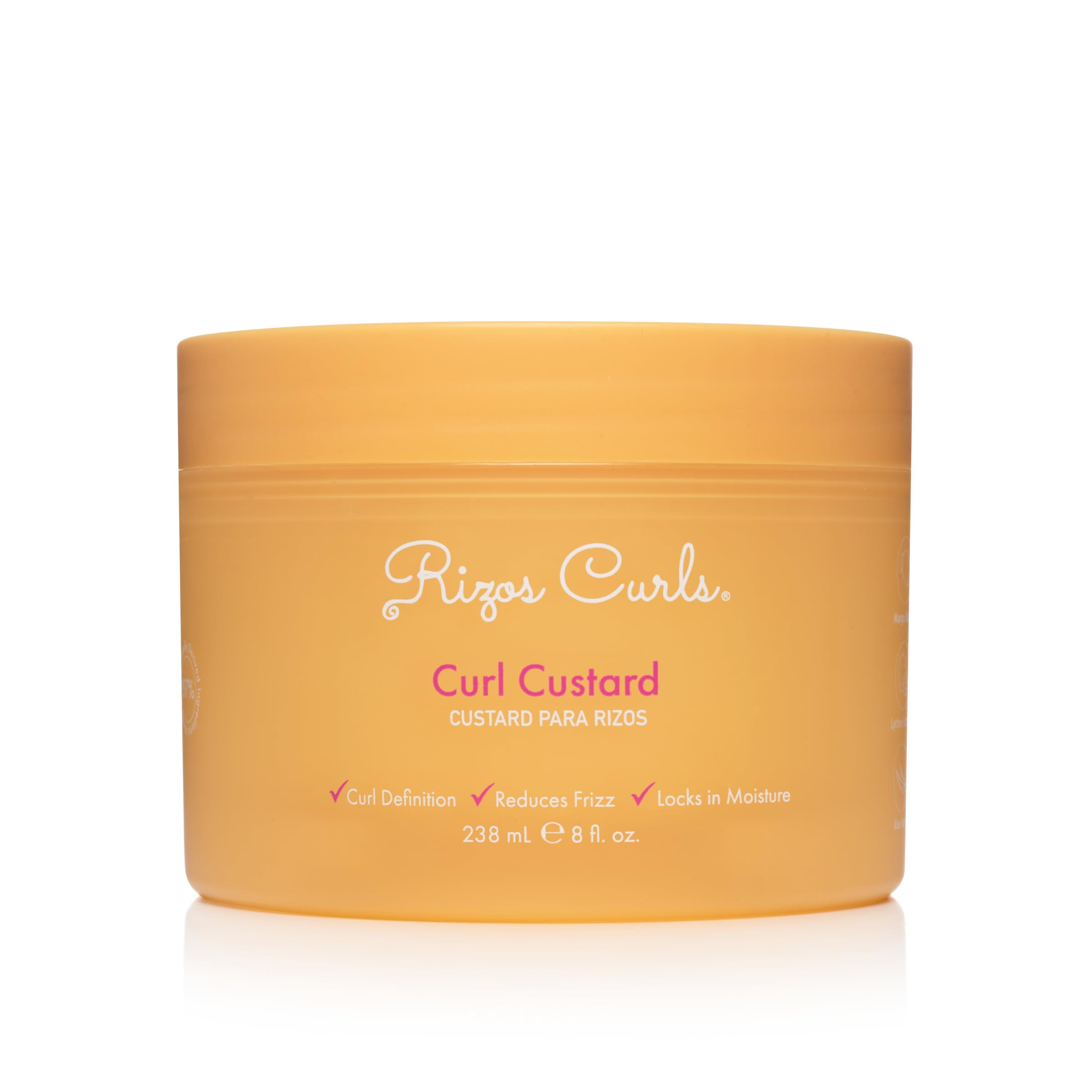 Rizos Curls Defining Custard Linaza, Aceite de Oliva y Manteca de Karité para una sujeción prol... | Amazon (US)