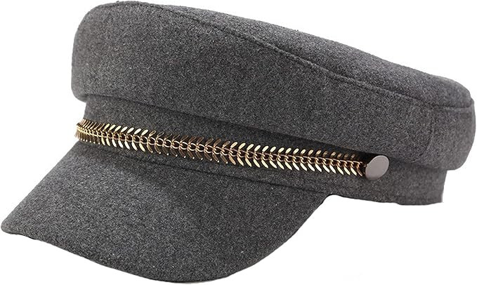 Brcus Men Women Newsboy Cabbie Peaked Beret Cap Baker Boy Yacht Captain Sailor Hat | Amazon (US)
