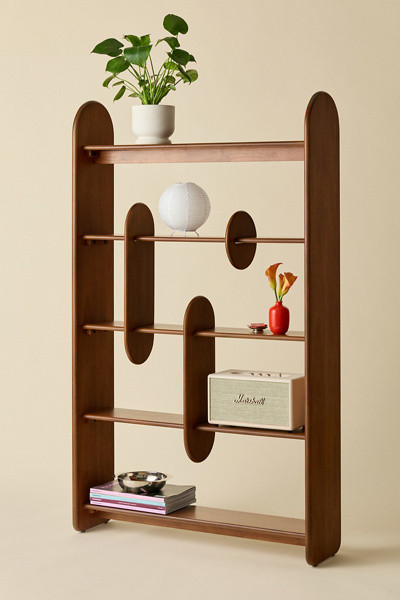Callan 5-Tier Abstract Divider Bookshelf | Urban Outfitters (US and RoW)