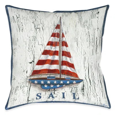 Patriotic Coastal Sail Indoor Decorative Pillow | Wayfair North America