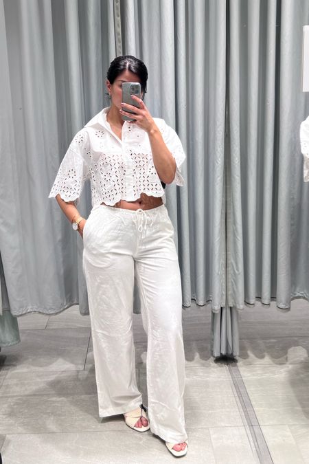 H&M summer outfit | linen pants | white blouse

#LTKbeauty #LTKstyletip #LTKfit