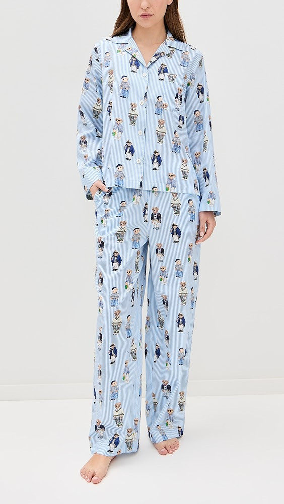 Polo Ralph Lauren Madison All Over Bear PJ Set | Shopbop | Shopbop