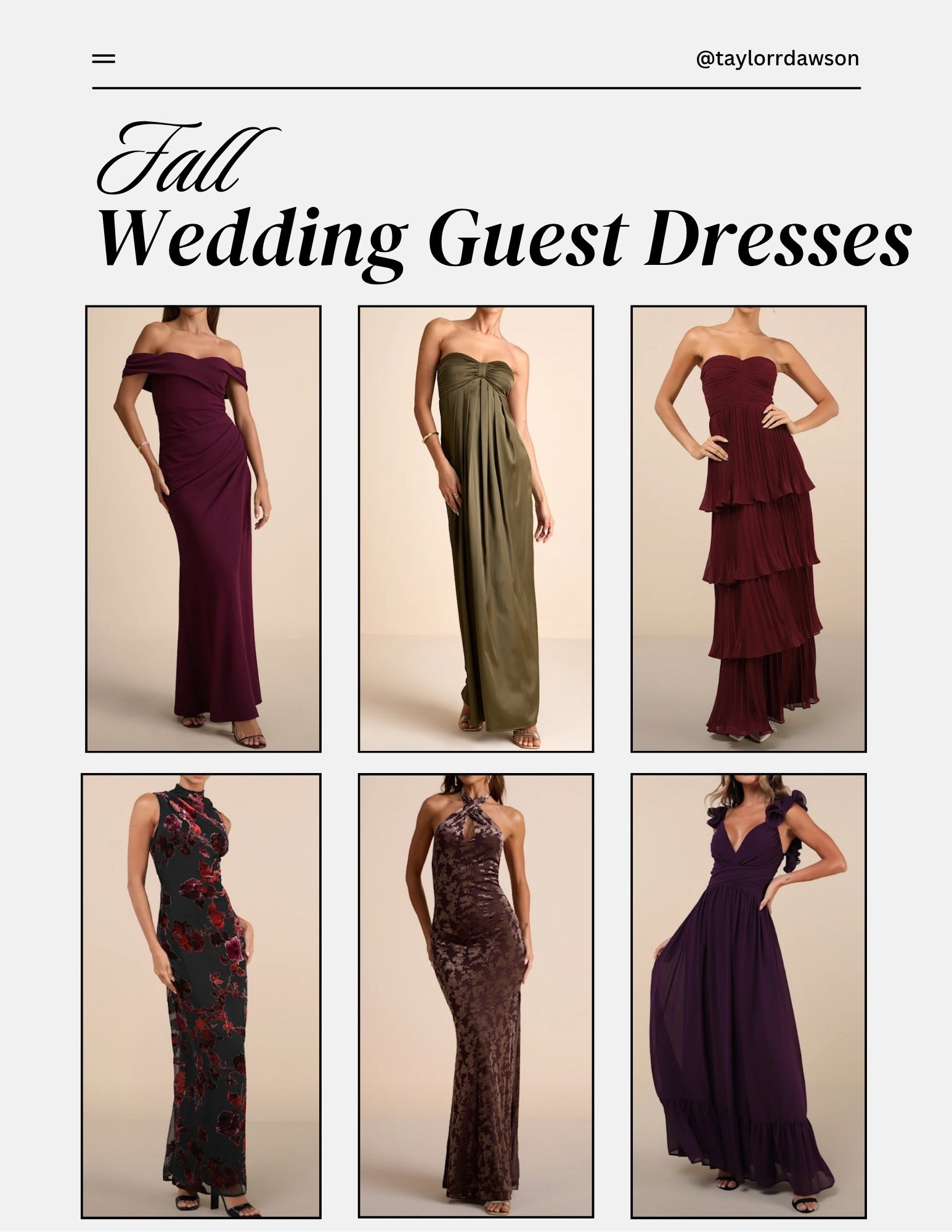 Fall wedding guest dresses!

#LTKWedding #LTKItBag #LTKStyleTip