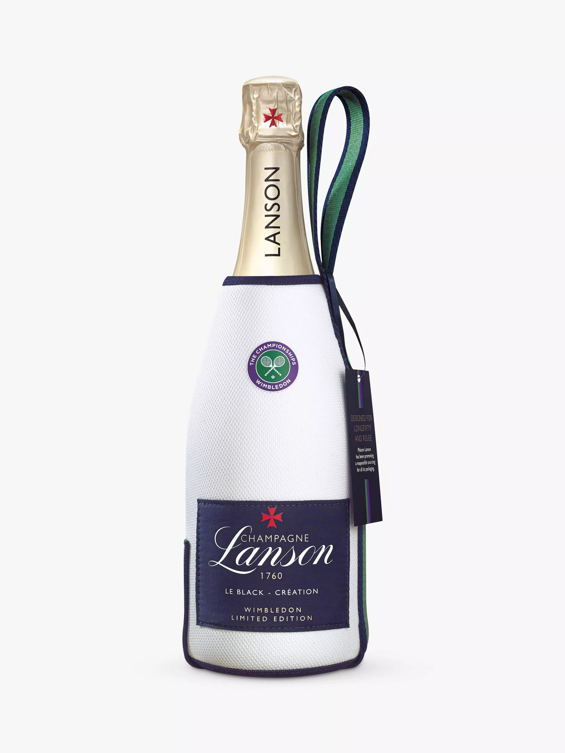 Lanson Le Black Creation Limited Edition Wimbledon Gift, 75cl | John Lewis (UK)