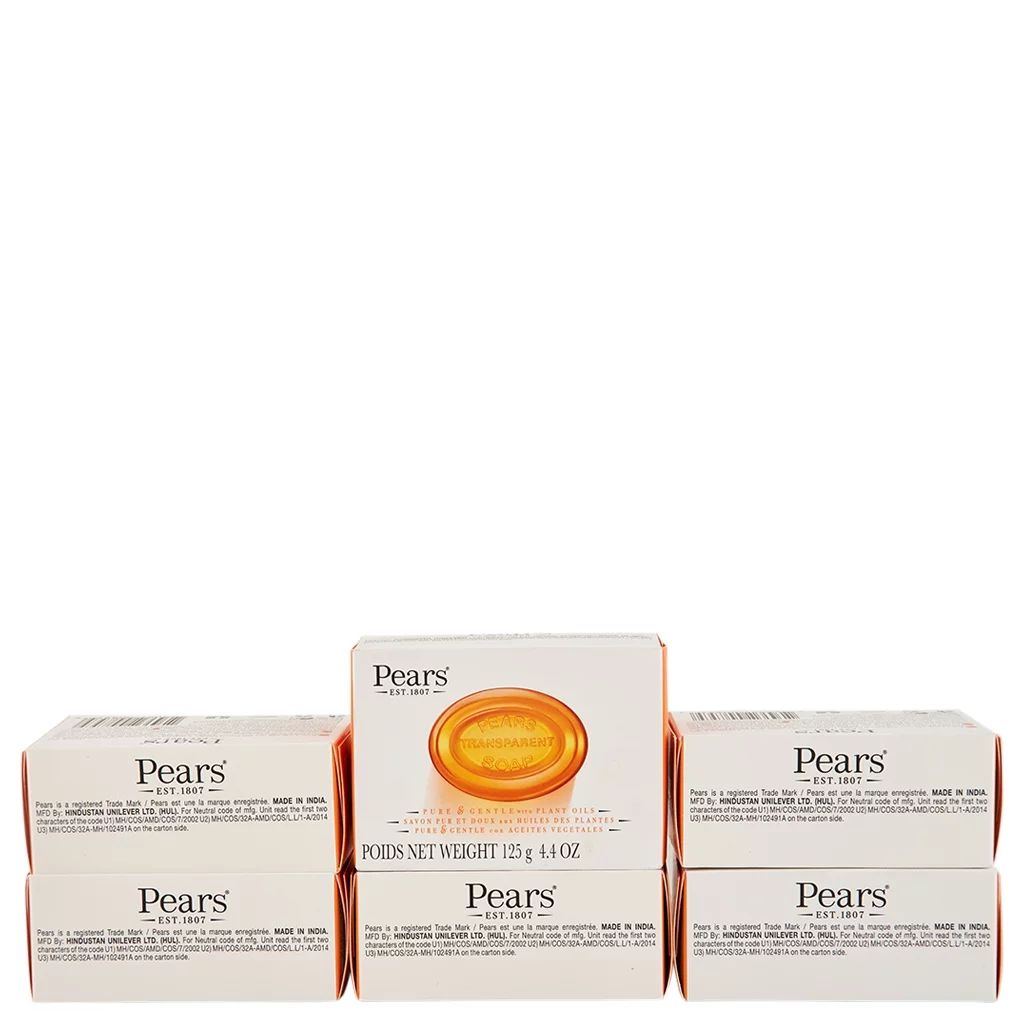 Pears Transparent Soap Gentle Care 6 Ct 4.4 oz - Walmart.com | Walmart (US)
