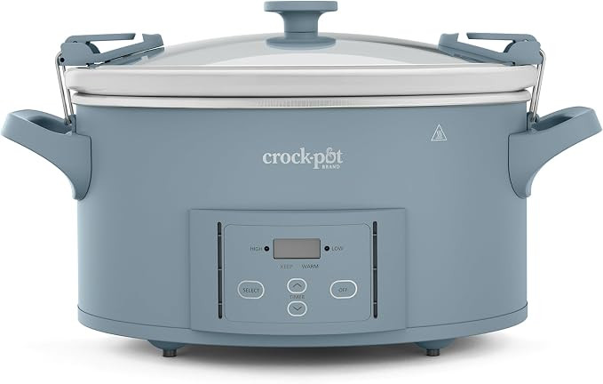 Crock-Pot® Design Series 7-Quart Programmable Slow Cooker, Morning Haze Blue | Amazon (US)