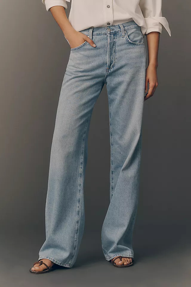 Annina High-Rise Straight-Leg Jeans | Anthropologie (US)