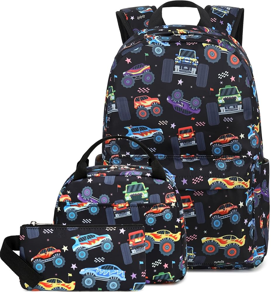 CAMTOP School Backpack for Kids Girls Boys Backpacks with Lunch Box Kindergarten Elementary BookB... | Amazon (US)