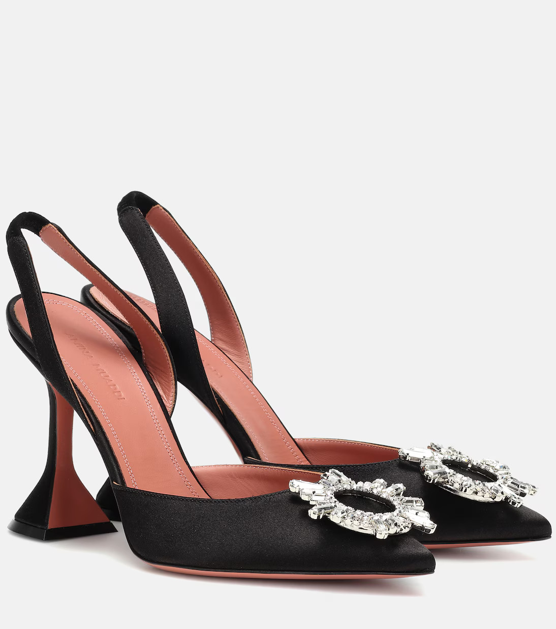 Begum satin slingback pumps | Mytheresa (UK)